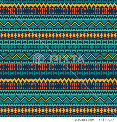 Ethnic seamless patterns. Aztec geometric Ethnic seamless patterns. Aztec geometric 54120982