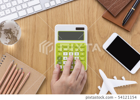 桌面計算器高角度 54121154