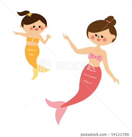 美人魚的父母和孩子 54121789