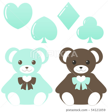 mint green teddy bear
