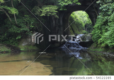 在深秋的Shimizu Stream公園，Kameya洞穴 54122285