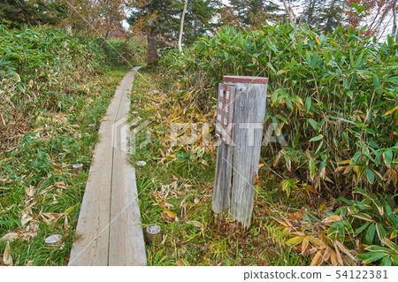 在Oze鴿子邊的命運山（1850m附近）的山路標誌 54122381