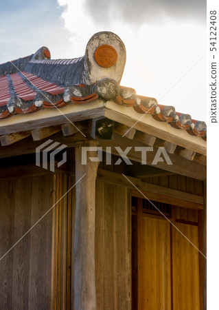 Okinawa traditional style house Okinawa traditional style house 54122408