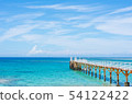 Bridge on the sea, Nagannu Island, Okinawa, Japan 54122422
