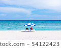 The Parasol on the beach, Nagannu Island, Okinawa 54122423