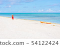 Beautiful Beach in Nagannu Island, Okinawa, Japan 54122424