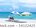 Relax on the beach, Okinawa, Japan 54122425