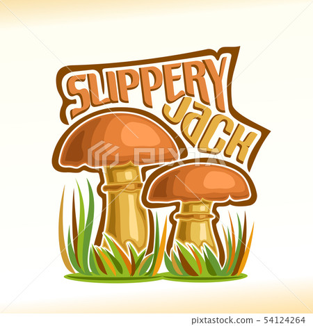 Vector logo for Slippery Jack Vector logo for Slippery Jack 54124264