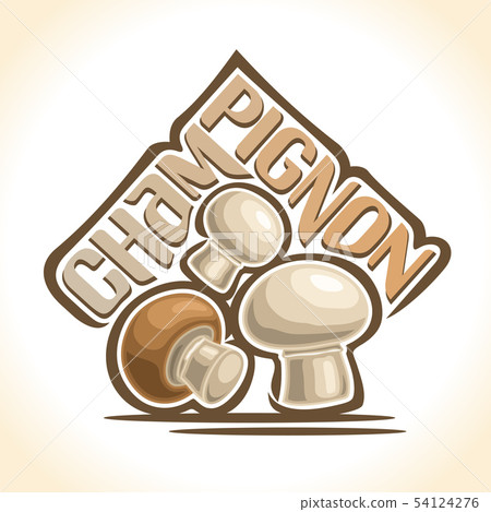 Vector logo for Champignons Vector logo for Champignons 54124276