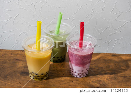 Tapioca Milk Tea Tapioca Drink Tapioca bubble milk tea 54124523