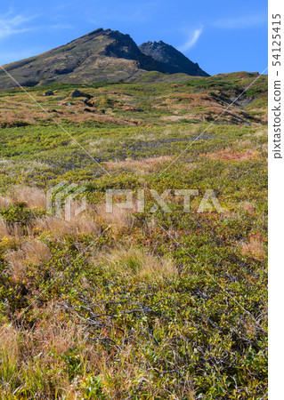 Mt. Chokai in the early fall seen from Yasushindo 54125415