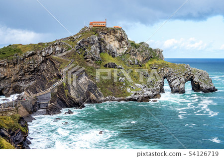 Bermeo, Basque Country, Spain: Monastery of San Juan de Gaztelugatxe Bermeo, Basque Country, Spain: Monastery of San Juan de Gaztelugatxe 54126719