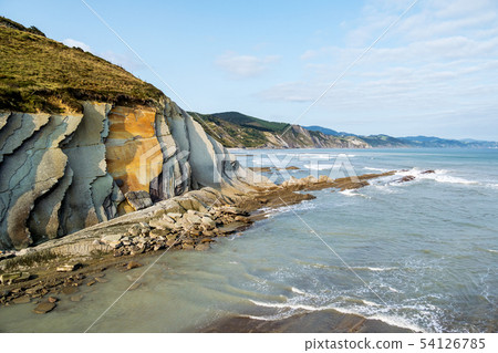 The Acantilado Flysch in Zumaia - Basque Country, Spain The Acantilado Flysch in Zumaia - Basque Country, Spain 54126785