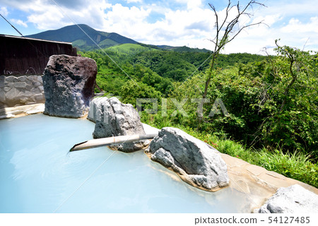 Kushida Kita溫泉村溫泉溫泉藍白色熱白色藍色溫泉九州溫泉溫泉圖像 54127485