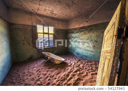 Ruins of the mining town Kolmanskop in the Namib desert near Luderitz in Namibia Ruins of the mining town Kolmanskop in the Namib desert near Luderitz in Namibia 54127941