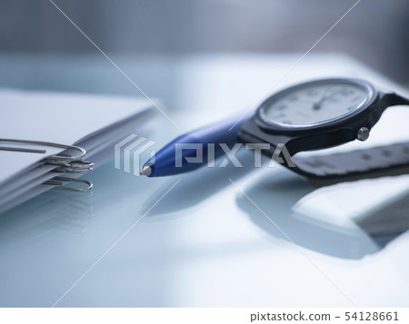 Business image · document · clock Business image · document · clock 54128661