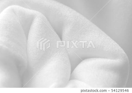 Background with white rolled fleece 54129546