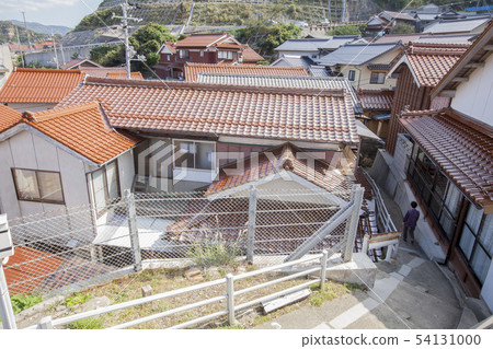 Roof design of port town-2. City of Katakana Port of Shimane Peninsula, famous production area of young sprouts Roof design of port town-2. City of Katakana Port of Shimane Peninsula, famous production area of young sprouts 54131000
