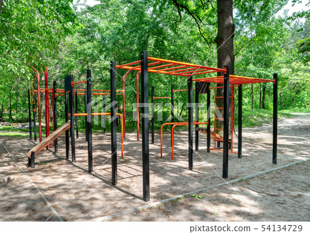 Sports ground in the park Sports ground in the park 54134729