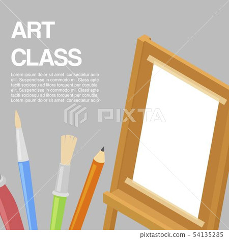 Kids Art Craft Education Artistic Class Stock Illustration