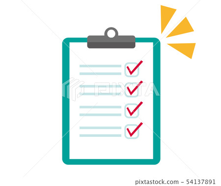 Binder file paper checklist checklist list 54137891