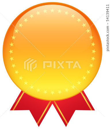 Plump medal _ with a ribbon _ stars 54139411