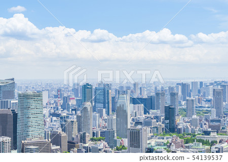 Tokyo cityscape Tokyo cityscape 54139537