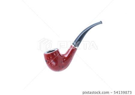 Smoke Pipe On Isolated White 54139873
