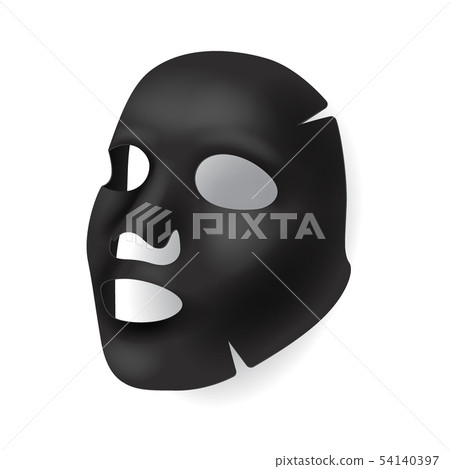 realistic black face mask