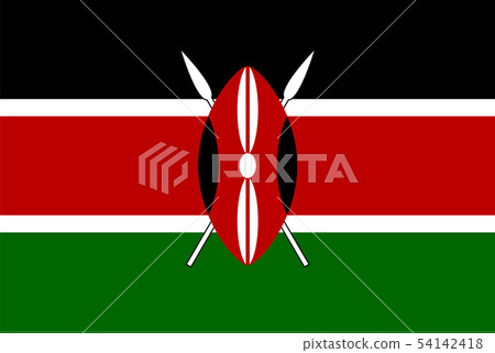 Flag rectangular shape, rectangular shape icon on 54142418