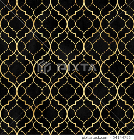 Watercolor abstract geometric seamless pattern. Watercolor abstract geometric seamless pattern. 54144795