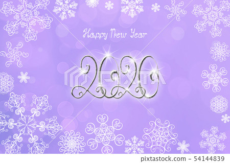 2020 Happy New Year banner illustration 54144839