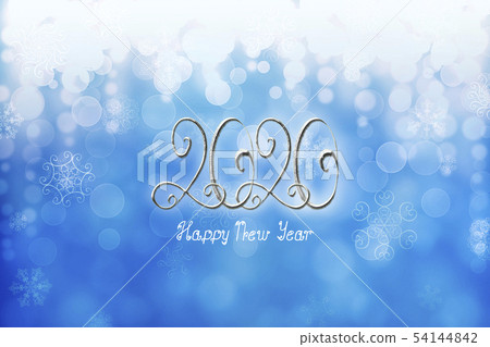 2020 Happy New Year banner illustration 2020 Happy New Year banner illustration 54144842