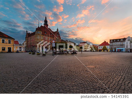 Town Hall in the central square of Tarnowskie Gory 54145391