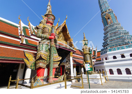 Wat Phra Kaew, Thailand he most important Buddhist 54145783