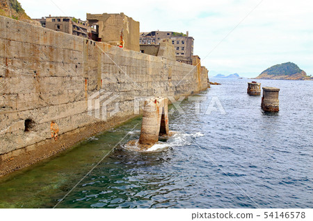 Japan's oldest coal mine Gunkanjima 54146578
