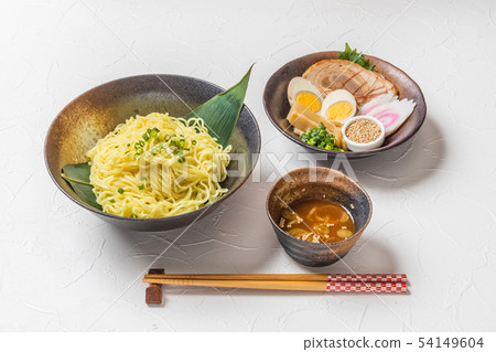 Hot Chinese noodle cold Chinese noodlessoup for dipping (tsukem) 54149604
