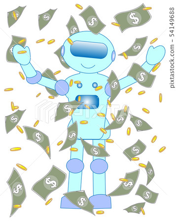 The AI robot who changed to human beings became rich. The AI robot who changed to human beings became rich. 54149688