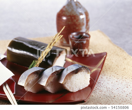 Mackerel sushi 54150806