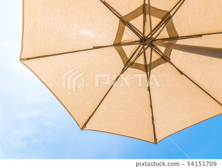 Summer background beach umbrella uv protection 54151709