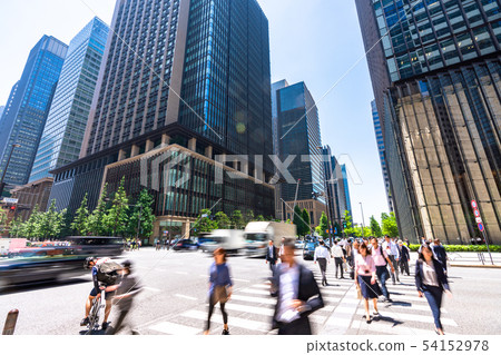 “東京”日本經濟的中心·大手町 54152978