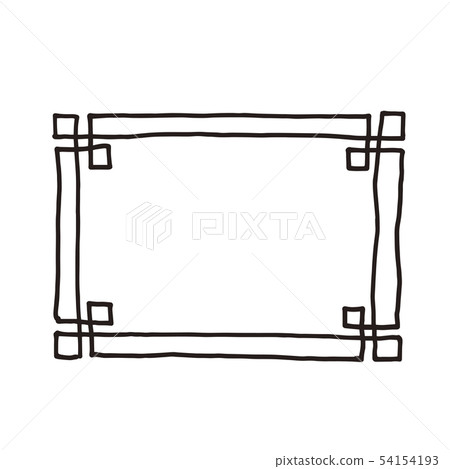 Handwritten picture frame - Stock Illustration [54154193] - PIXTA