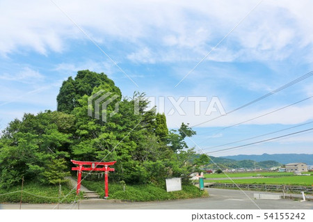 Shikoku Tokushima Prefecture Japan's lowest natural mountain "Benten" 54155242