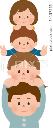 四口之家圖騰柱 54157265