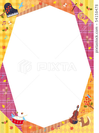 秋天背景框架材料8技術 秋天背景框架材料8技術 54158478