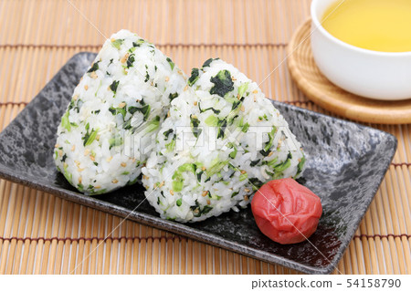 Rice ball Nozawana Shirasu 54158790