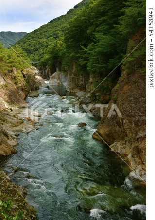 日光市鬼怒川龍王峽谷和穆薩賽橋 54158941