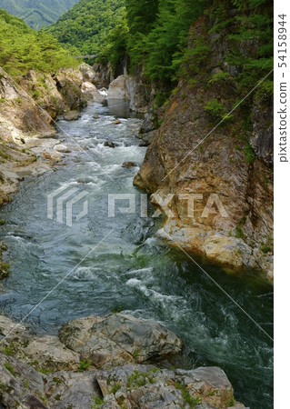 Nikko City Kinugawa Ryuo Gorge and Musasai Bridge 54158944