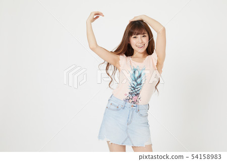 Summer summer sunshine model Summer summer sunshine model 54158983