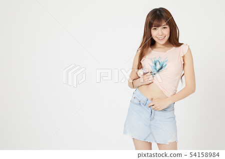 Summer summer sunshine model Summer summer sunshine model 54158984